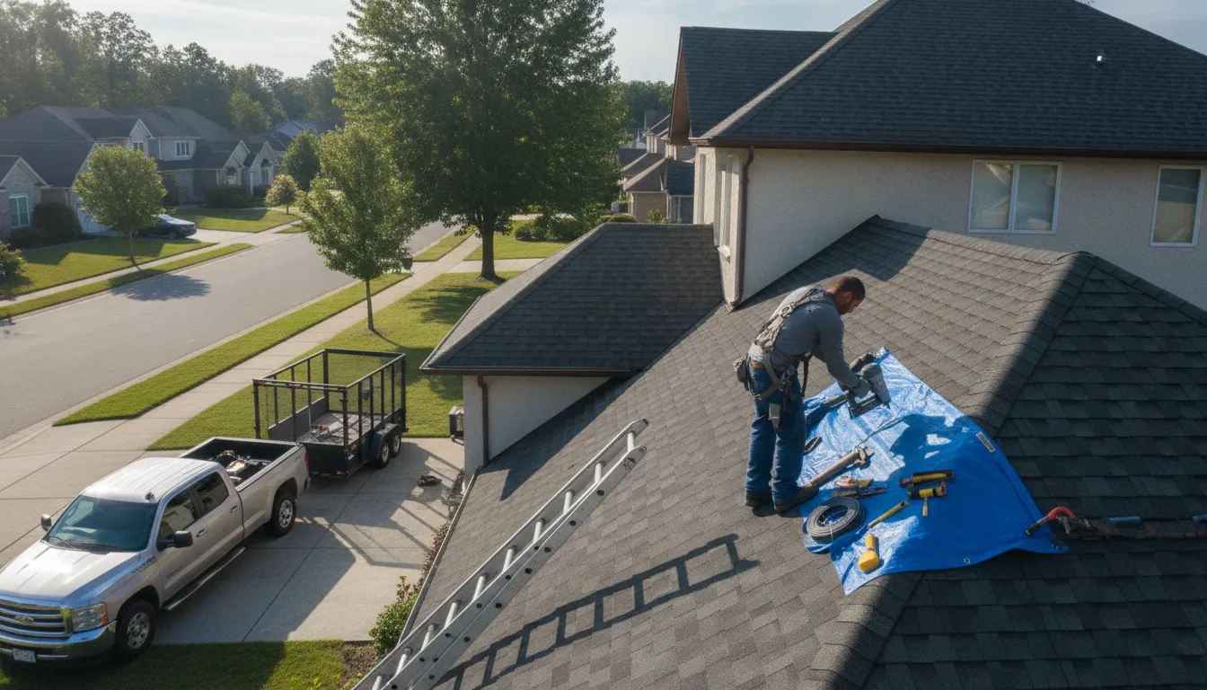 Roofing in Laughlintown